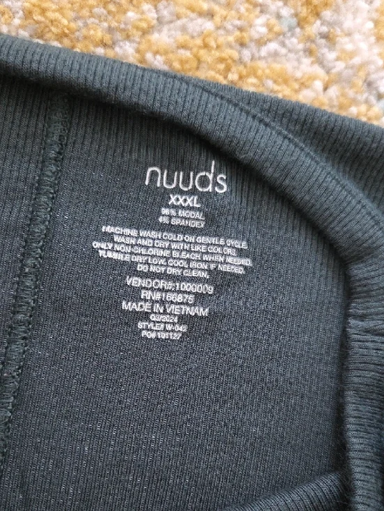 Nuuds Long Sleeve Slinky Rib - Picture 2 of 2